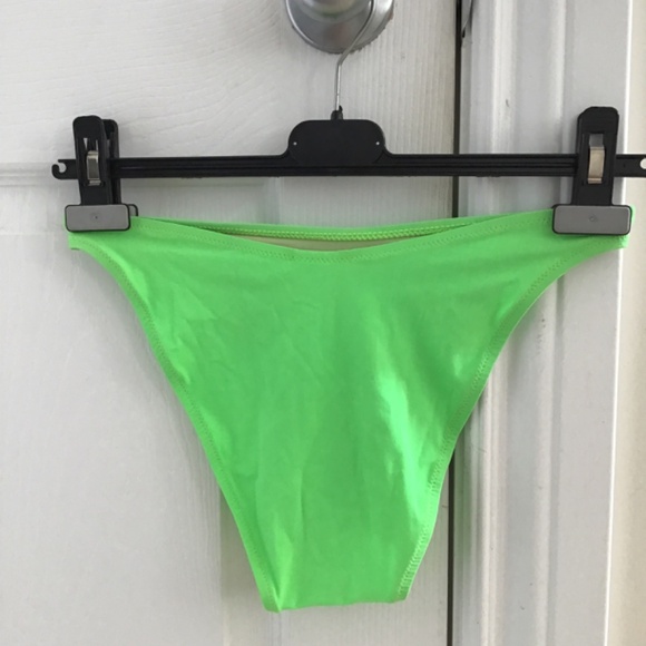 le foglie mare swimwear neon green bikini set size S - Picture 9 of 10